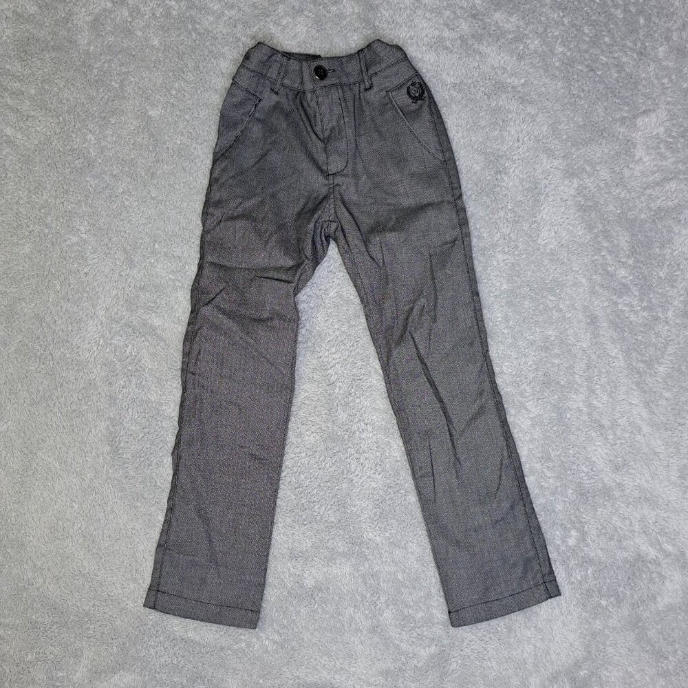Melange Boys Gray Dress Pants Size 8